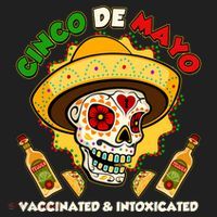 Cinco De Mayo Vaccinated And Intoxicated Sugar Skull Hat thumb 2
