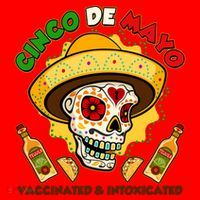 Cinco De Mayo Vaccinated And Intoxicated Sugar Skull Santa Hat thumb 1