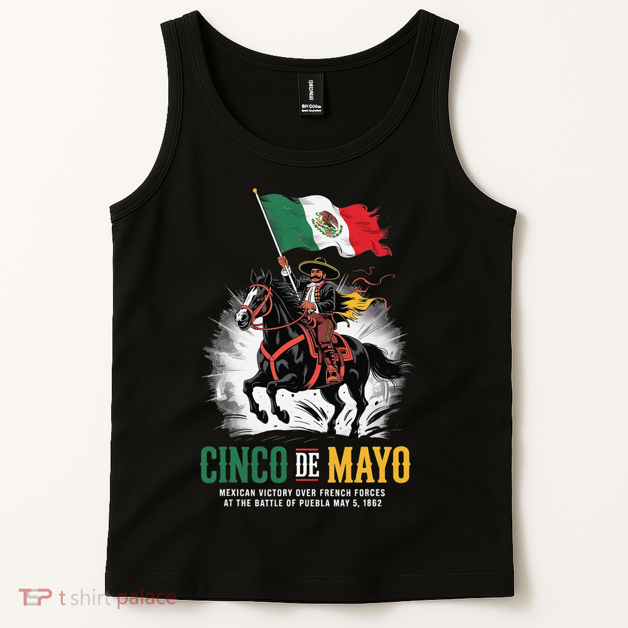 Cinco De Mayo Mexican Battle Puebla 1862 Anniversary Tank Top