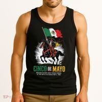 Cinco De Mayo Mexican Battle Puebla 1862 Anniversary Tank Top thumb 3