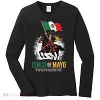 Cinco De Mayo Mexican Battle Puebla 1862 Anniversary Women's Long Sleeve Shirt thumb 0
