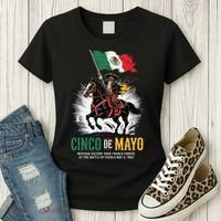 Cinco De Mayo Mexican Battle Puebla 1862 Anniversary Women's T-Shirt thumb 3