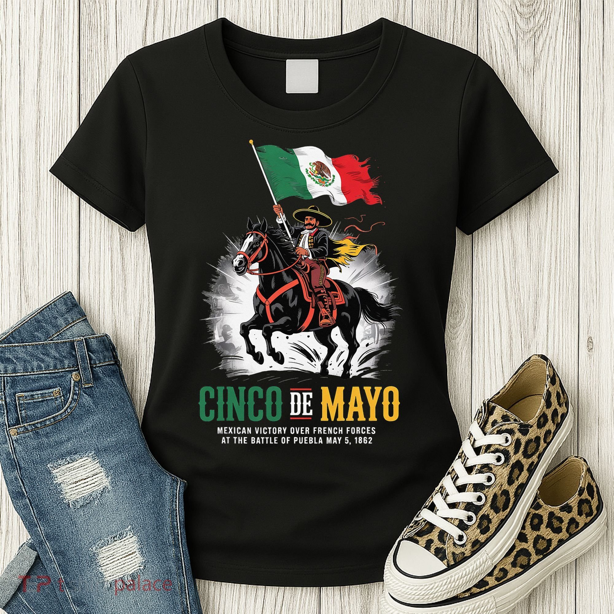 Cinco De Mayo Mexican Battle Puebla 1862 Anniversary Women's T-Shirt