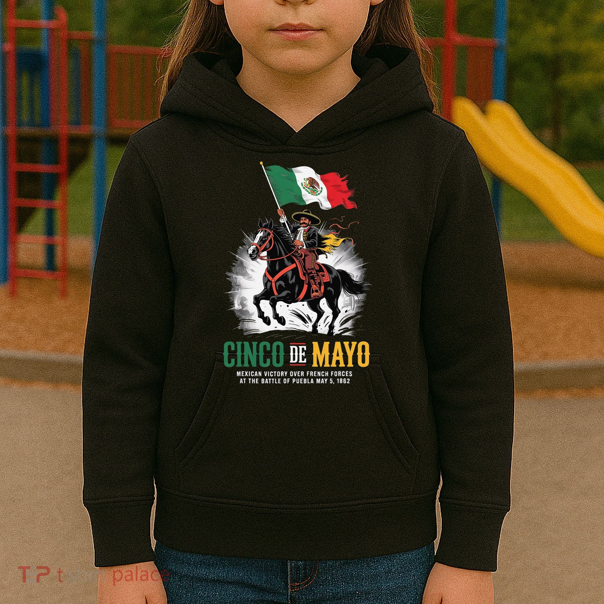 Cinco De Mayo Mexican Battle Puebla 1862 Anniversary Kids Hoodie