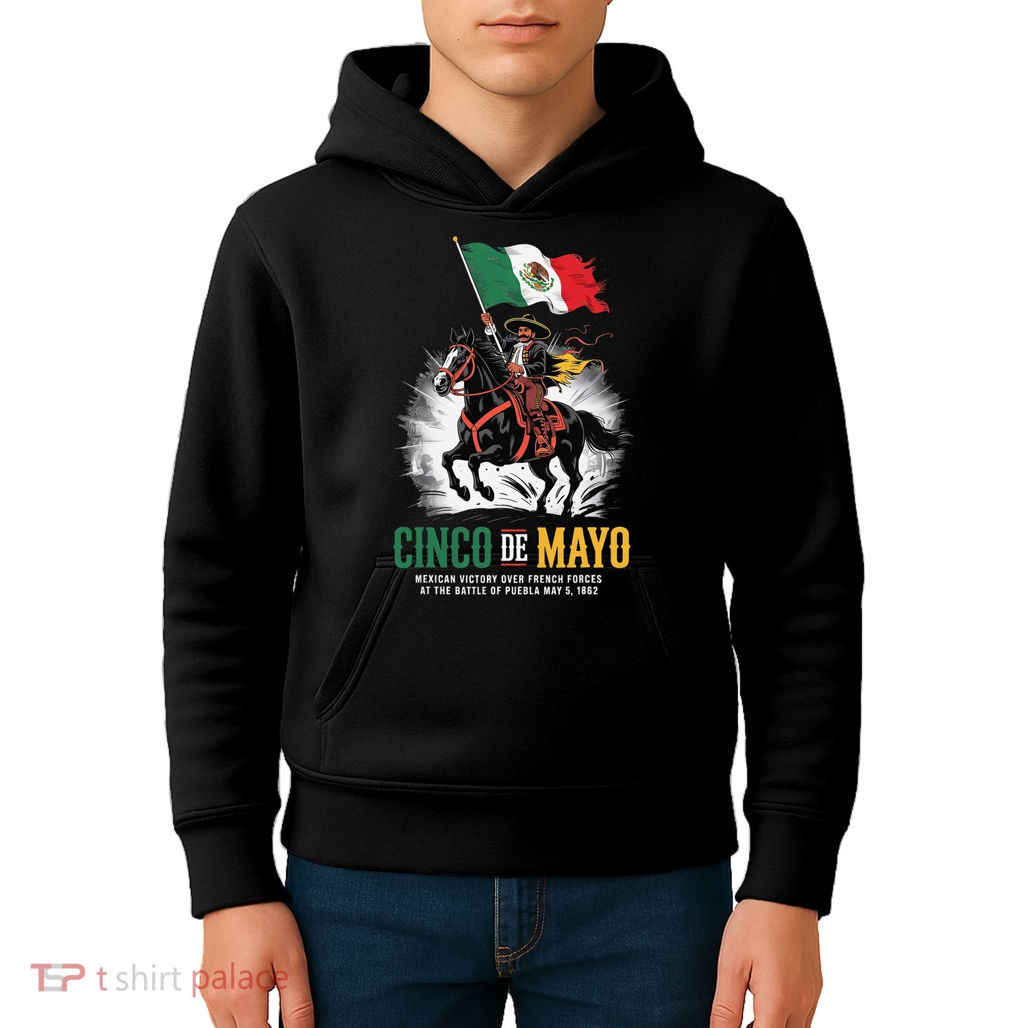 Cinco De Mayo Mexican Battle Puebla 1862 Anniversary Kids Hoodie