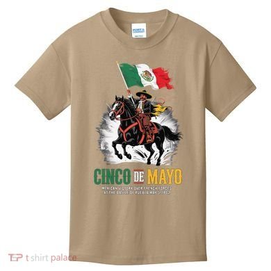 Cinco De Mayo Mexican Battle Puebla 1862 Anniversary Kids T-Shirt