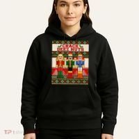 Crack Deez Nuts Nutcracker Ugly Christmas Sweater Hoodie thumb 5