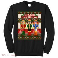 Crack Deez Nuts Nutcracker Ugly Christmas Sweater Sweatshirt thumb 0