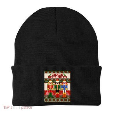 Crack Deez Nuts Nutcracker Ugly Christmas Sweater Beanie