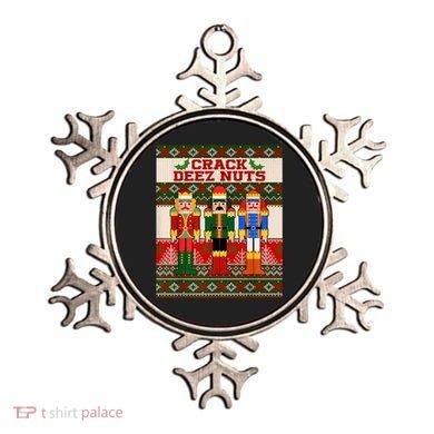Crack Deez Nuts Nutcracker Ugly Christmas Sweater Ornament