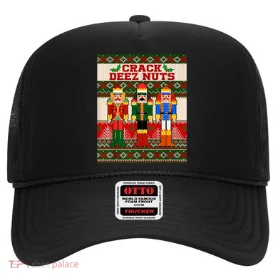 Crack Deez Nuts Nutcracker Ugly Christmas Sweater Hat