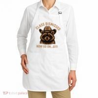 Class Dismissed Now Go On Git Last Day Of School Raccoon Apron thumb 2
