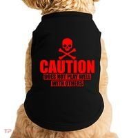Caution Does Not Play Well With Others Doggie Tank thumb 0