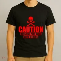 Caution Does Not Play Well With Others T-Shirt thumb 3