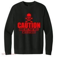 Caution Does Not Play Well With Others V.I.T. Fleece Crew Sweatshirt thumb 0