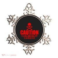 Caution Does Not Play Well With Others Ornament thumb 0