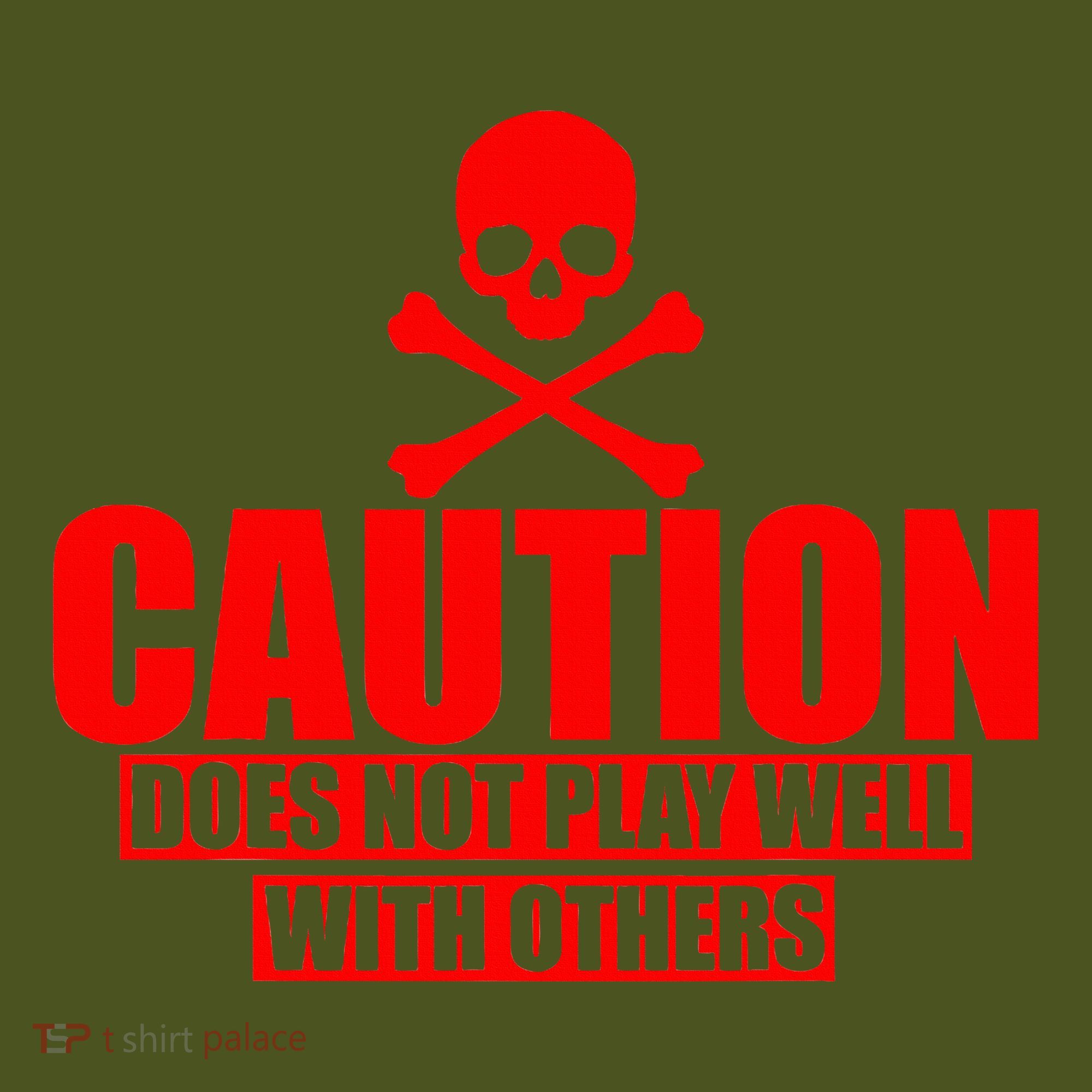 Caution Does Not Play Well With Others The Baniff Cuffed Pom Beanie