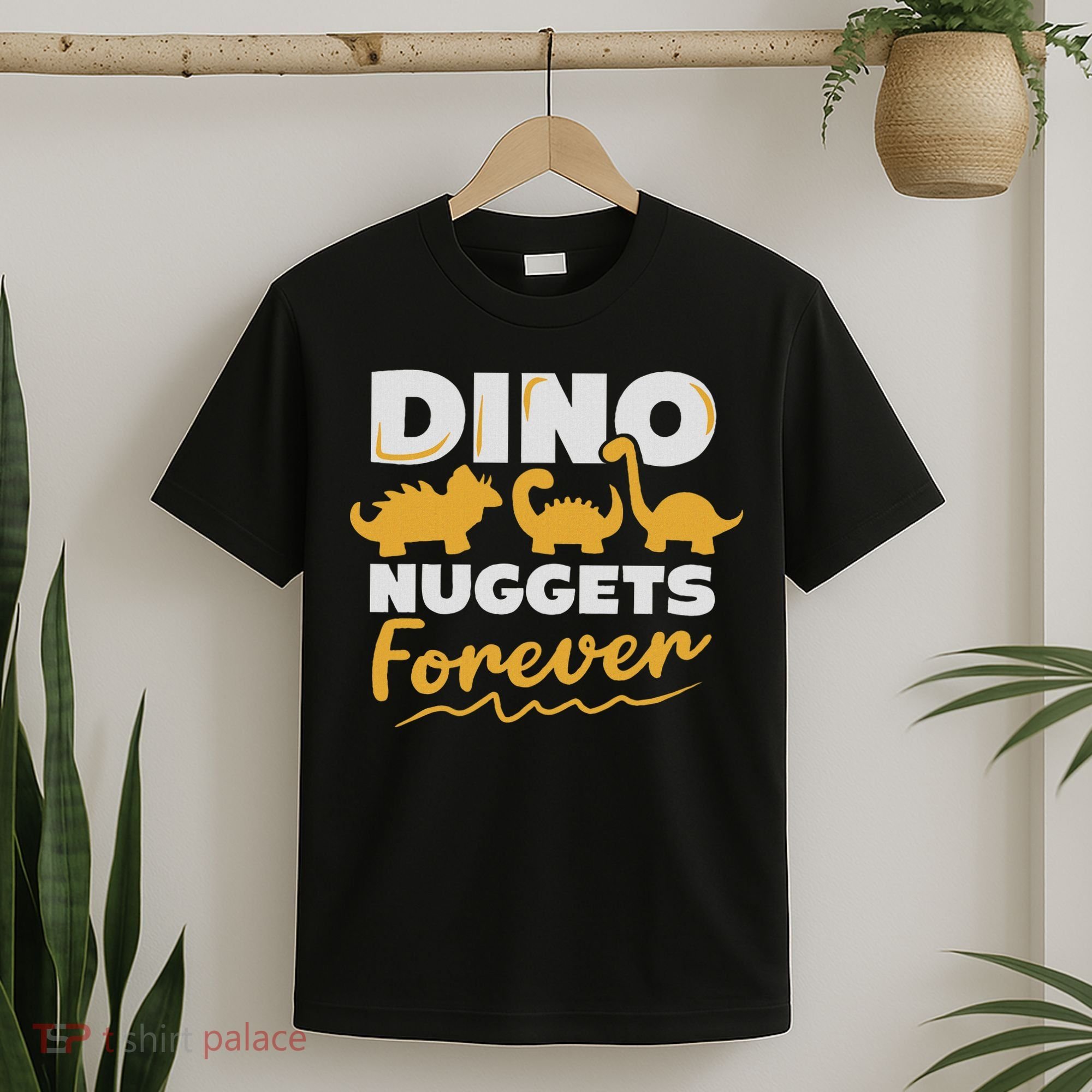Chicken Dino Nuggets Lover Dino Nuggets Forever Funny T-Shirt