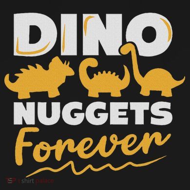 Chicken Dino Nuggets Lover Dino Nuggets Forever Funny Button