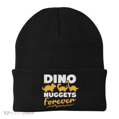 Chicken Dino Nuggets Lover Dino Nuggets Forever Funny Beanie