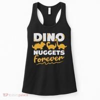 Chicken Dino Nuggets Lover Dino Nuggets Forever Funny Women's Tank Top thumb 0
