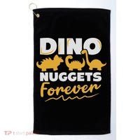 Chicken Dino Nuggets Lover Dino Nuggets Forever Funny Golf Towel thumb 0