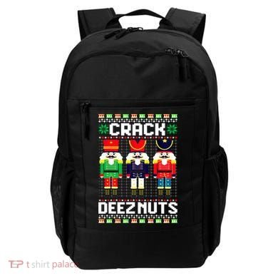 Crack Deez Nuts Nutcracker Nut Xmas Pajama Matching Backpack