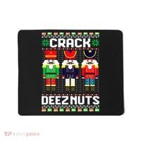 Crack Deez Nuts Nutcracker Nut Xmas Pajama Matching Mousepad thumb 0