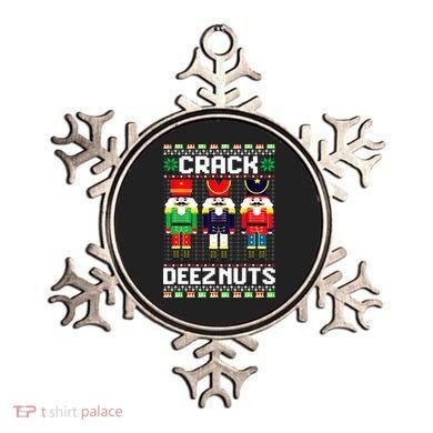 Crack Deez Nuts Nutcracker Nut Xmas Pajama Matching Ornament