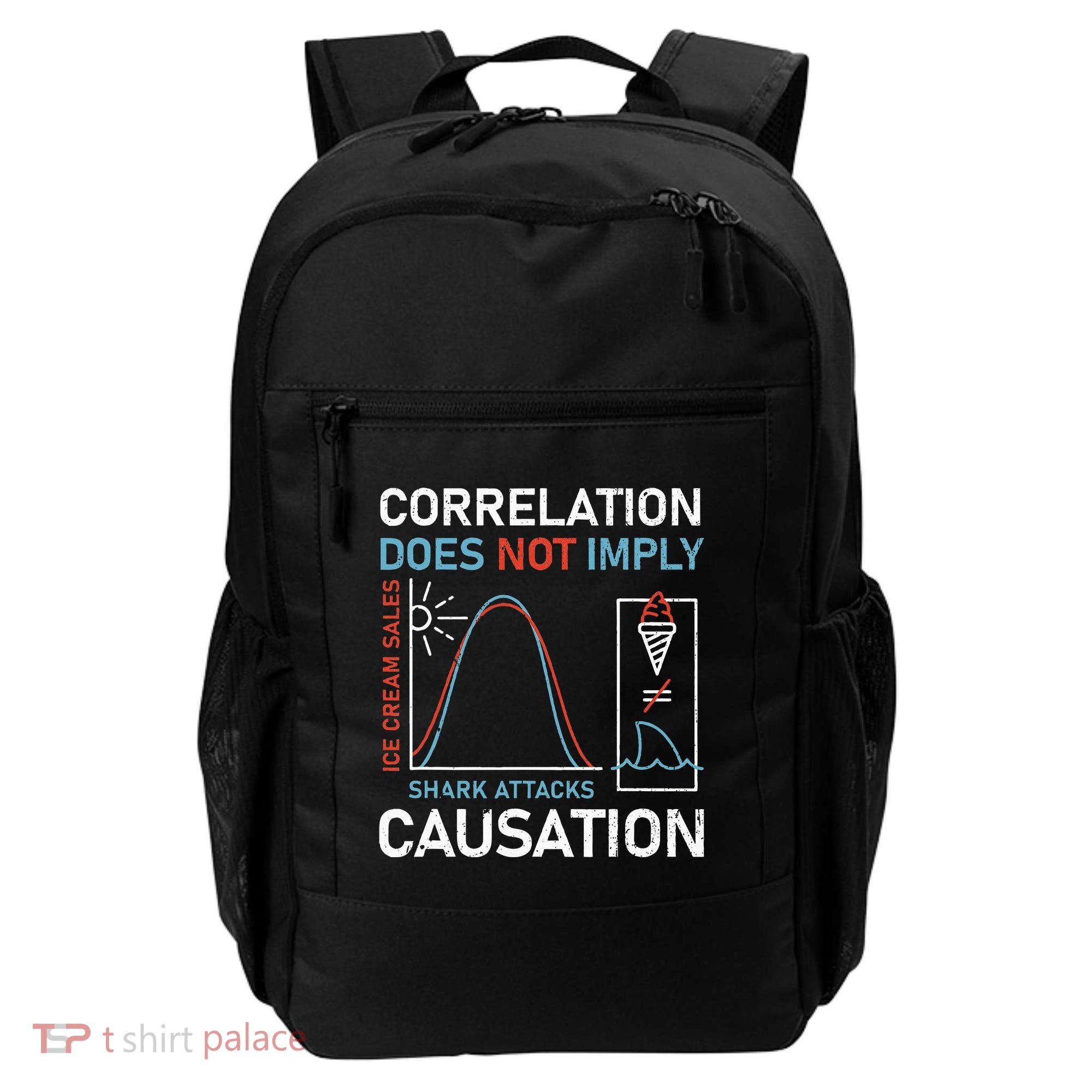 Correlation Does Not Imply Causation Backpack