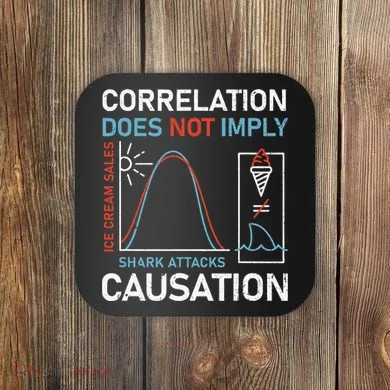 Correlation Does Not Imply Causation Coaster