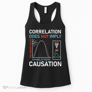 Correlation Does Not Imply Causation Women's Tank Top