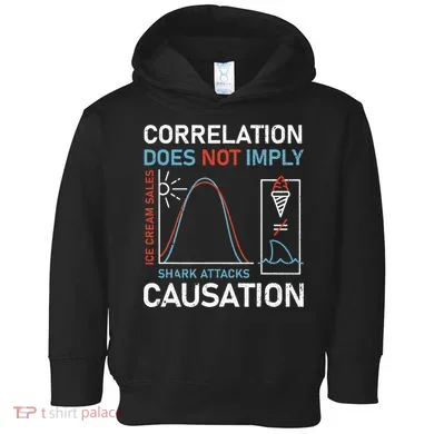Correlation Does Not Imply Causation Toddler Hoodie