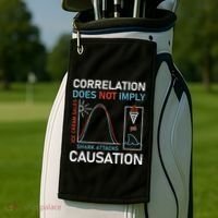 Correlation Does Not Imply Causation Golf Towel thumb 2