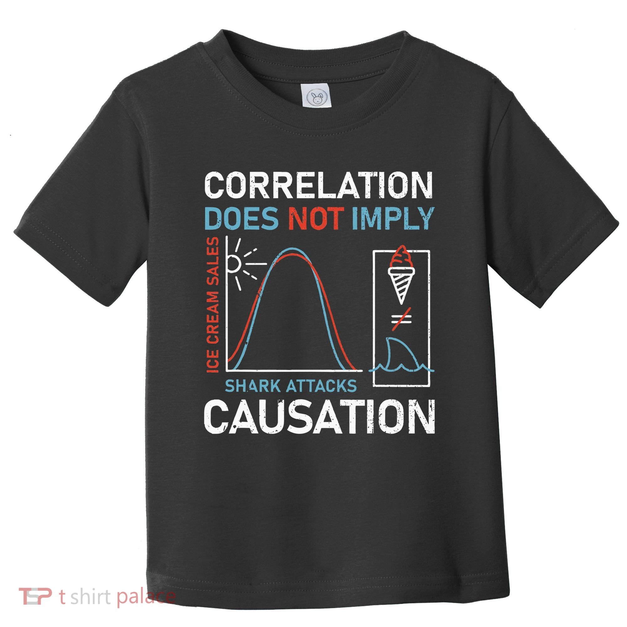 Correlation Does Not Imply Causation Toddler T-Shirt
