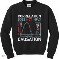 Correlation Does Not Imply Causation Kids Sweatshirt thumb 0