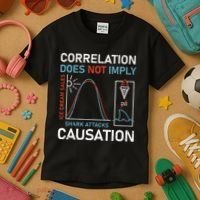 Correlation Does Not Imply Causation Kids T-Shirt thumb 3