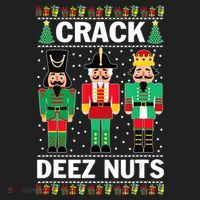 Crack Deez Nuts Christmas V.I.T. Fleece Crew Sweatshirt thumb 2