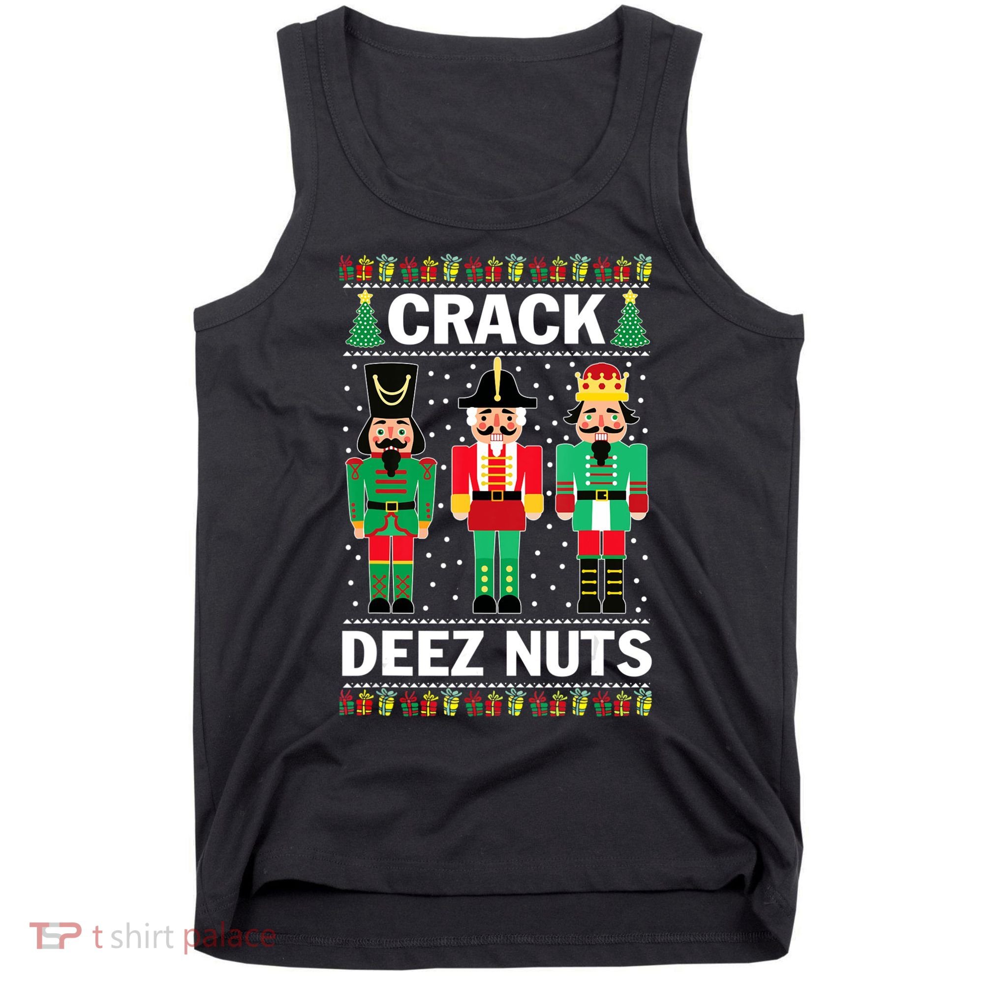 Crack Deez Nuts Christmas Tank Top