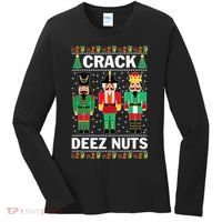 Crack Deez Nuts Christmas Women's Long Sleeve Shirt thumb 0