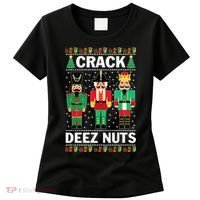 Crack Deez Nuts Christmas Women's T-Shirt thumb 0