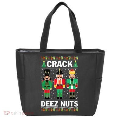 Crack Deez Nuts Christmas Tote Bag