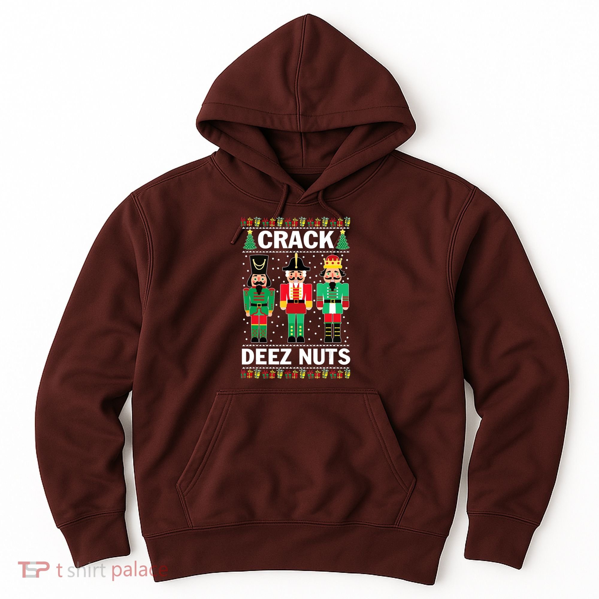 Crack Deez Nuts Christmas Hoodie