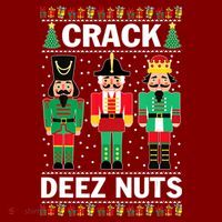 Crack Deez Nuts Christmas Sweatshirt thumb 2
