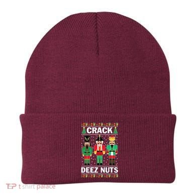 Crack Deez Nuts Christmas Beanie