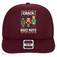 Crack Deez Nuts Christmas Hat thumb 0