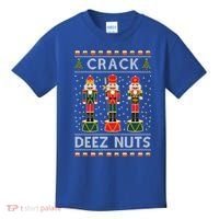 Crack Deez Nuts Funny Ugly Christmas Kids T-Shirt thumb 0