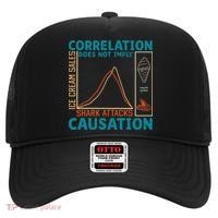 Correlation Does Not Imply Causation Shark Attacks Ice Cream Gift Hat thumb 0