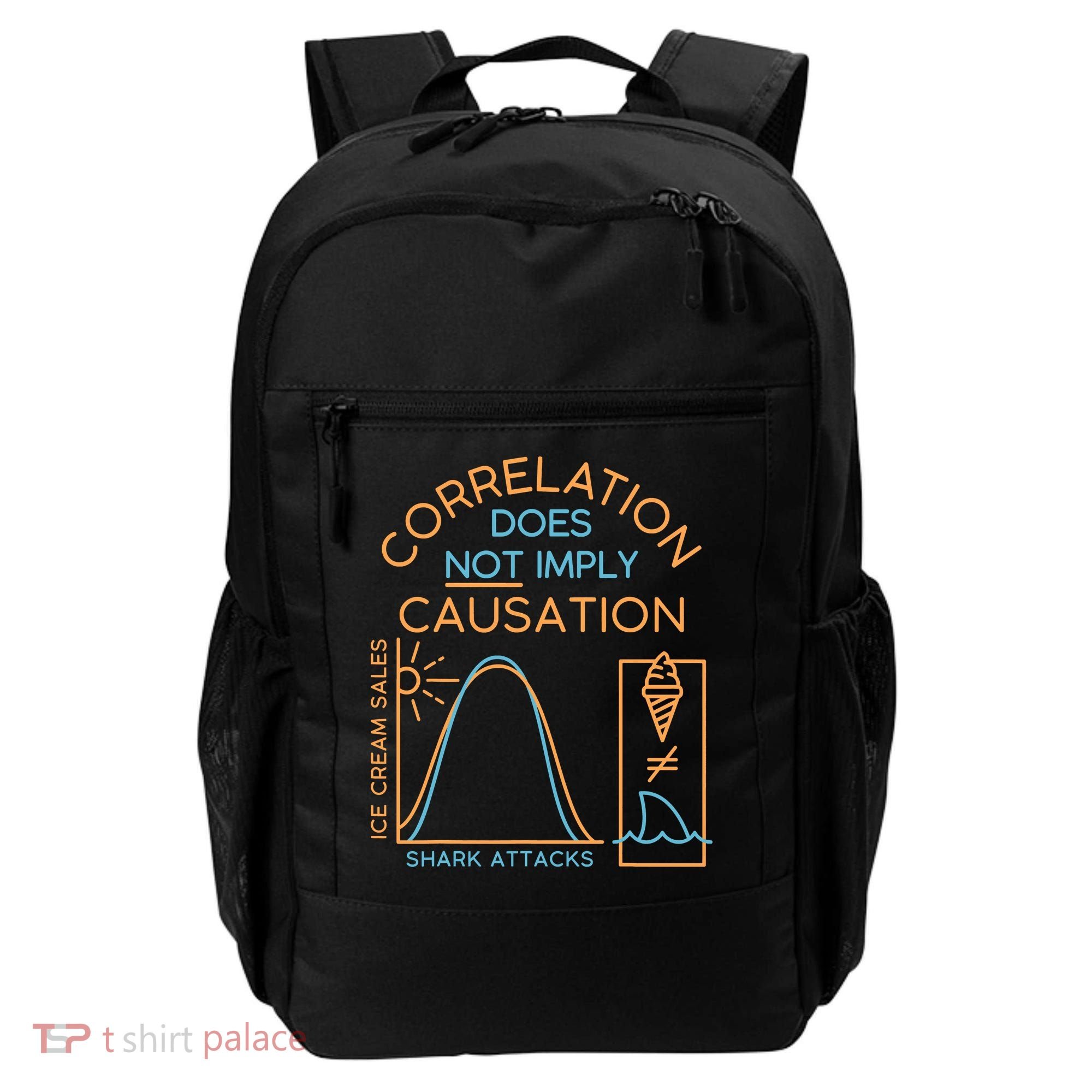 Correlation Does Not Imply Causation Backpack