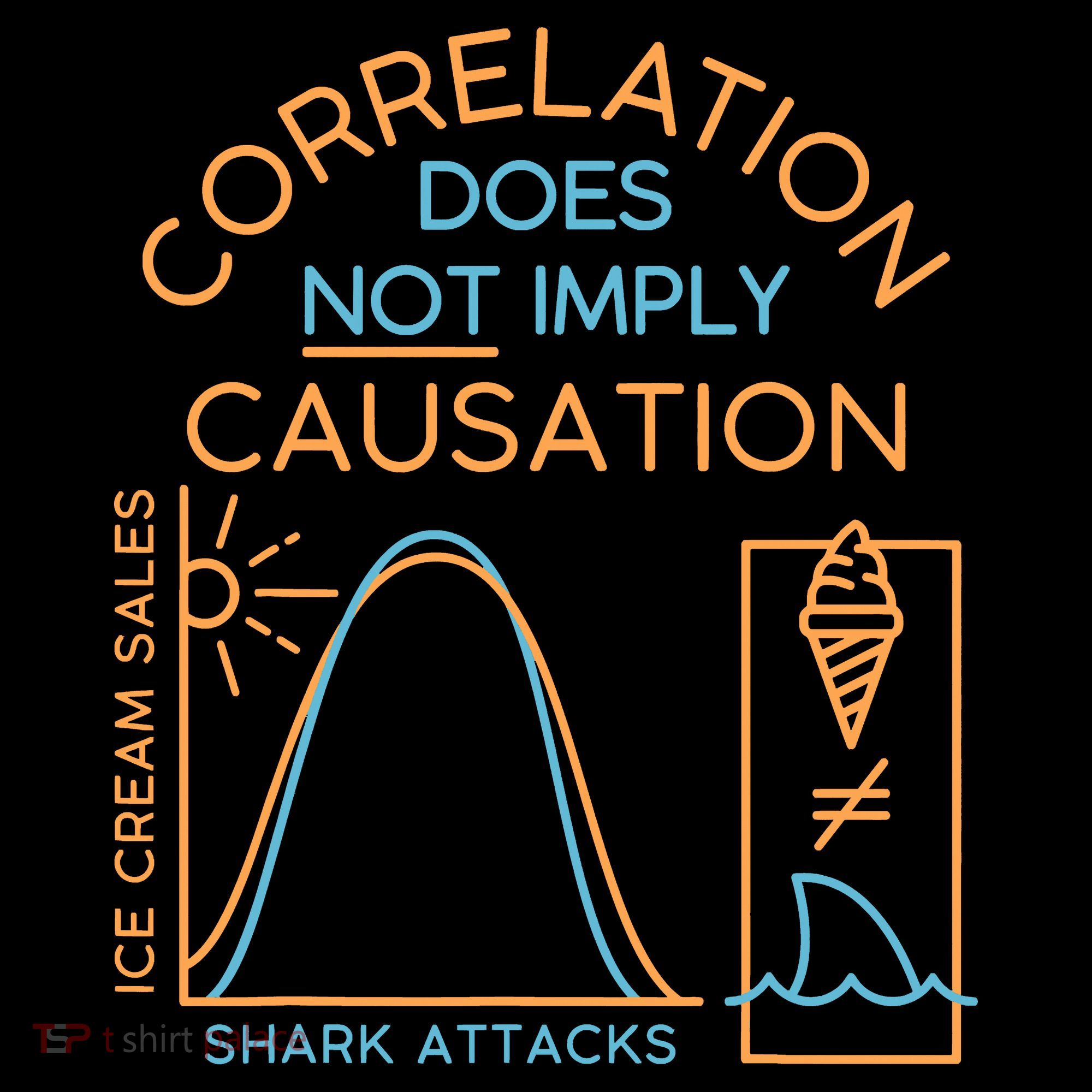 Correlation Does Not Imply Causation Backpack